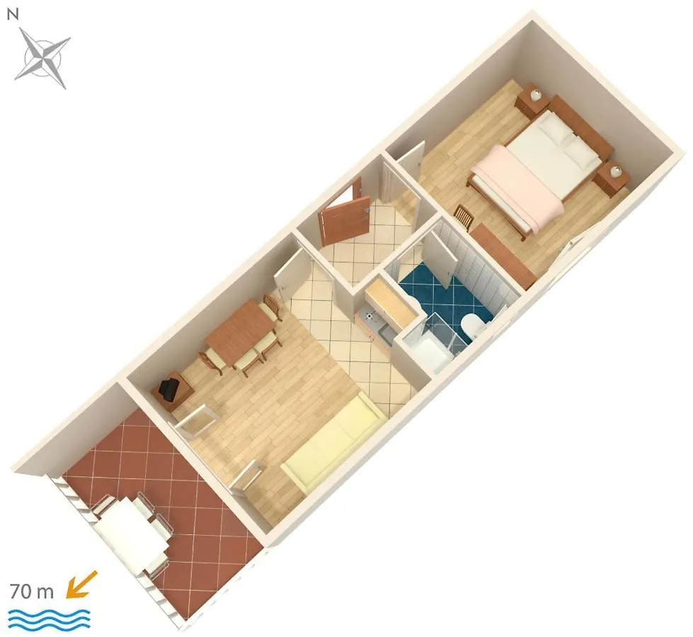 Apartments And Rooms By The Sea Cove Soline, Dugi Otok - 448 Veli Rat Guest house